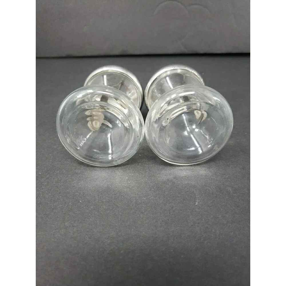 STAR TREK Style Hourglass Salt & Pepper Shakers Made in USA VTG MCM See Photos